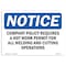 Signmission OSHA Notice, 5" Height, Company Policy Requires A Hot Work Permit Sign, 7" X 5", Landscape OS-NS-D-57-L-10740 - alternate 1